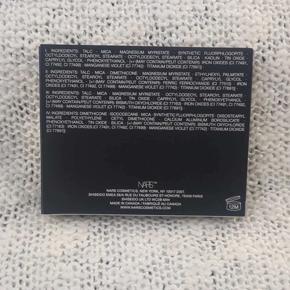 NARS Kuala Lumpur Quad Eyeshadow, 4x 1.1g/0.03oz